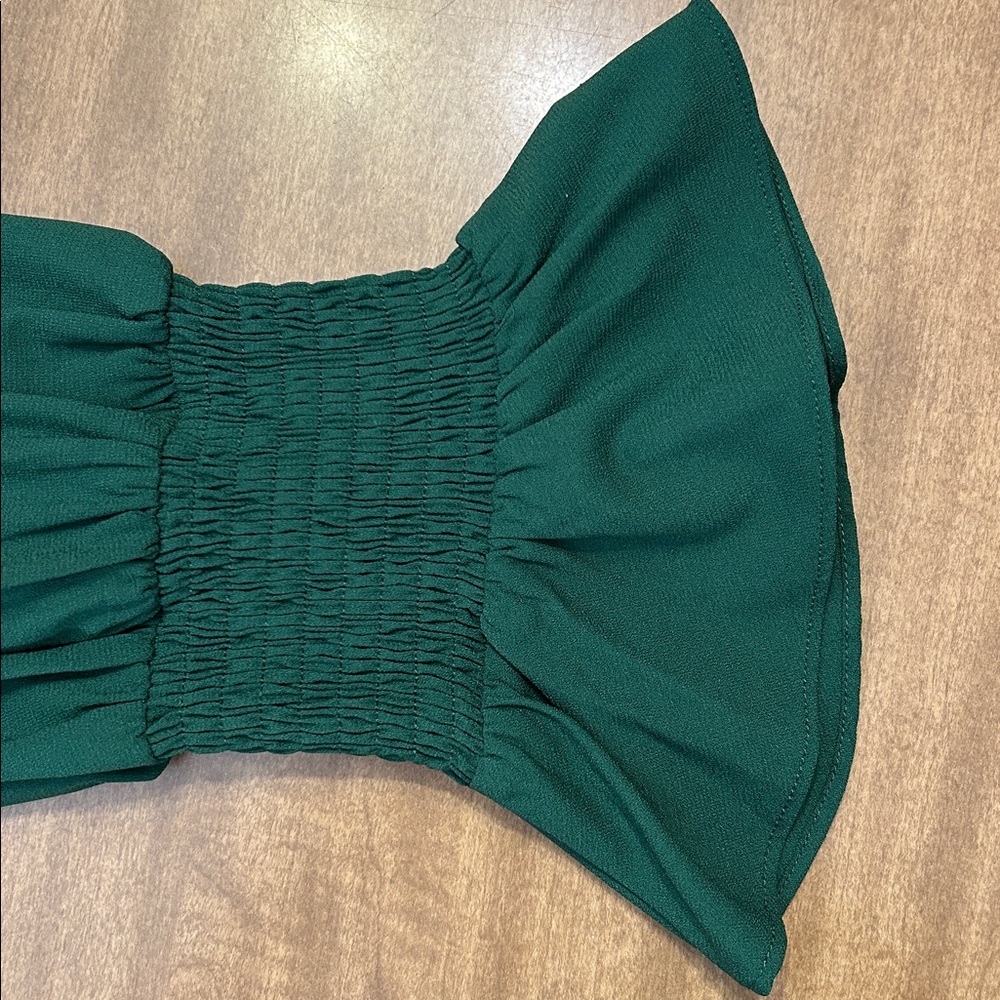 Pomander Place Tuckernuck Emerald Green Tiered Babydoll Mini Dress XXXL 3X
FF - Picture 7 of 13